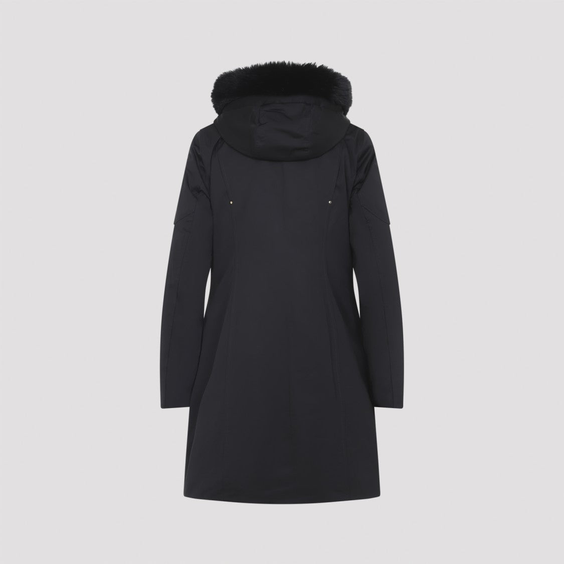 Moose Knuckles Black Stirling Gold Parka