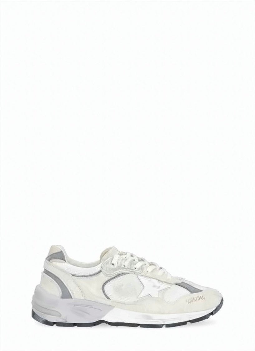 Golden Goose Stylish Off-White Sneakers With Star Detail