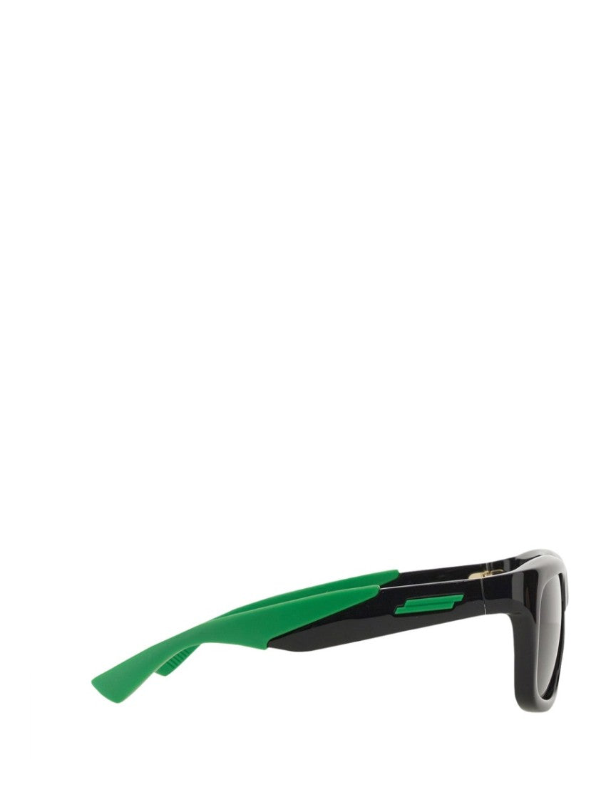 Bottega Veneta Bold Square Injected Sunglasses With Minimalist Design