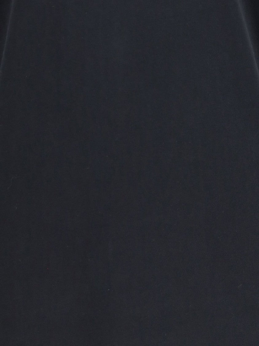 Dolce & Gabbana Black Sweater With Ribbed Edges