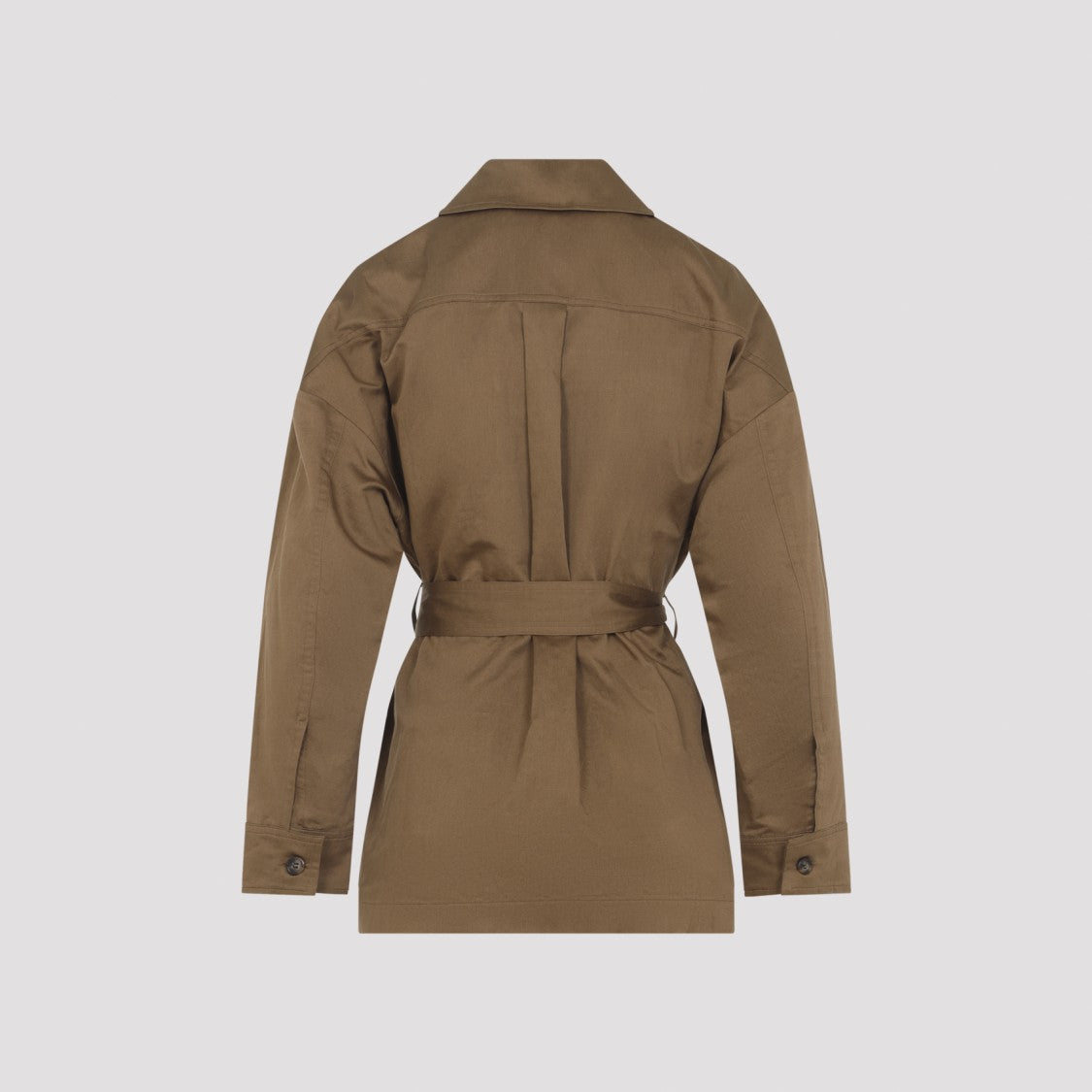 Yves Salomon Nude & Neutrals Cotton Blend Jacket
