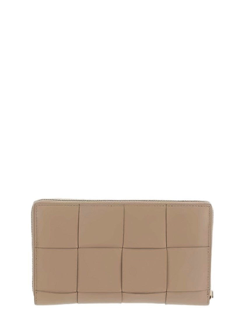 Bottega Veneta Woven Lambskin Long Wallet