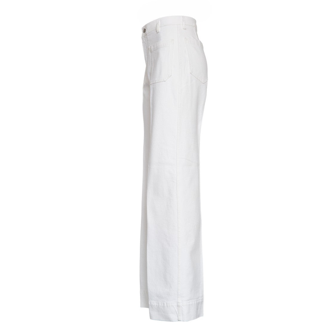 Victoria Beckham Alina High Waisted Stretch Denim Jeans