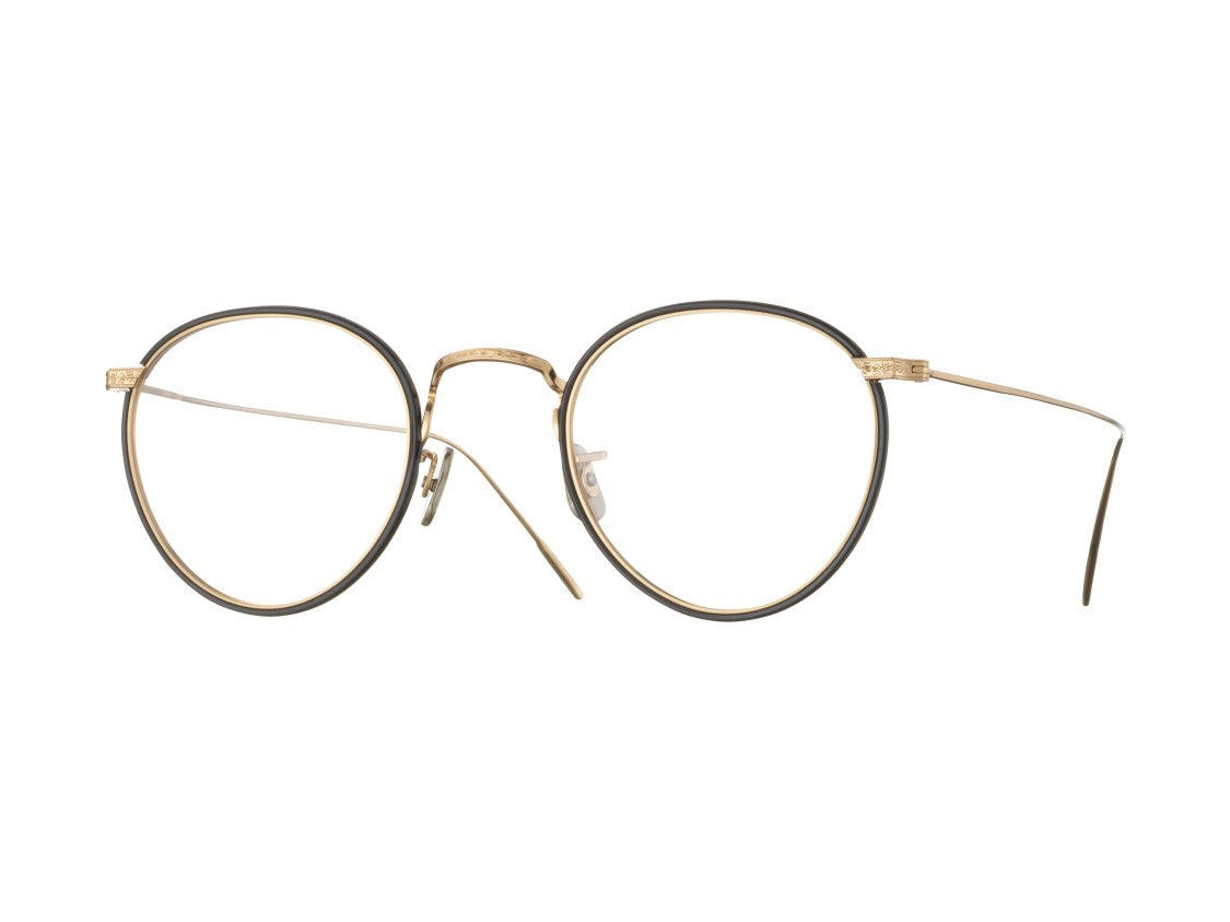 Eyevan Gold 717W Thin Metal Round Eyeglasses