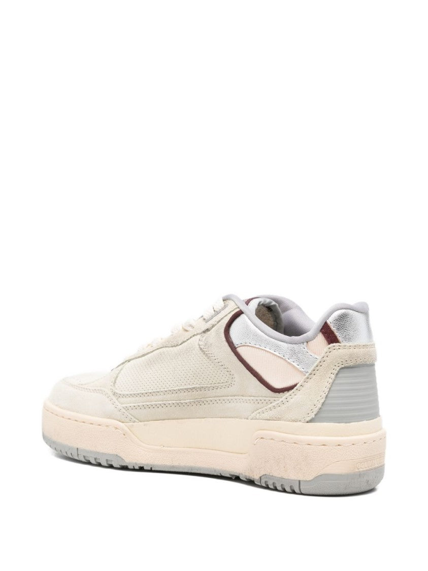 Golden Goose Low-Top Sneakers With Silk And Nylon Finish