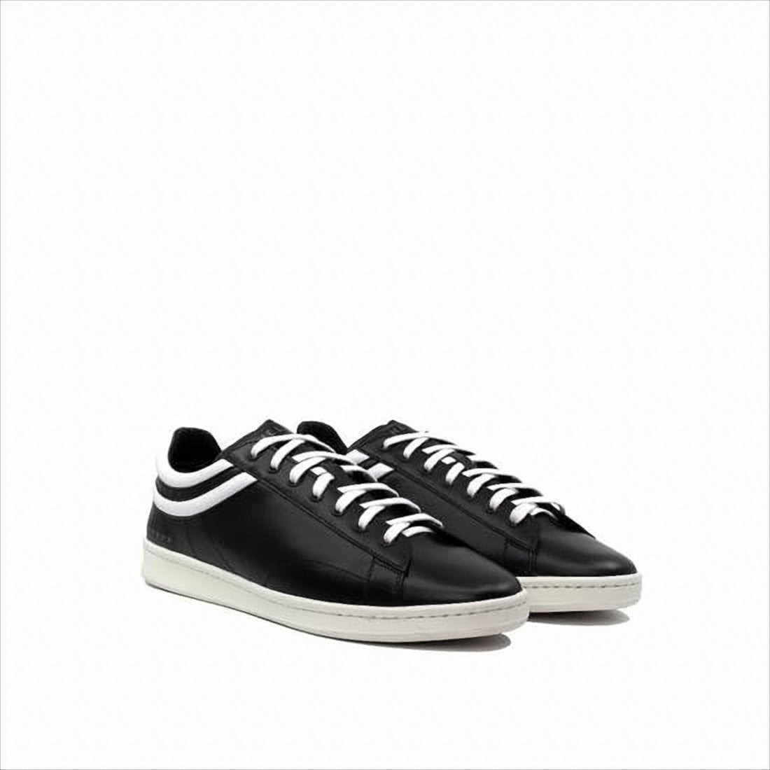 Helms Paris Calf Leather Low-Top Sneakers With Classic Sporty Accents