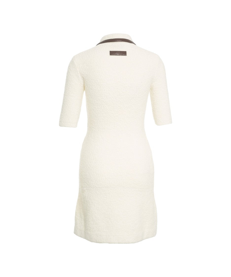Elisabetta Franchi Bouclé Knit Dress