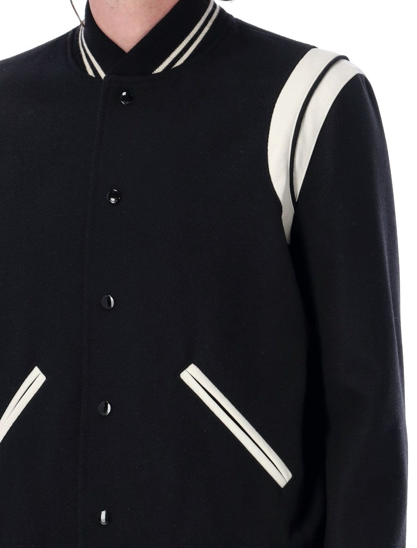 Saint Laurent Teddy Jacket In Wool