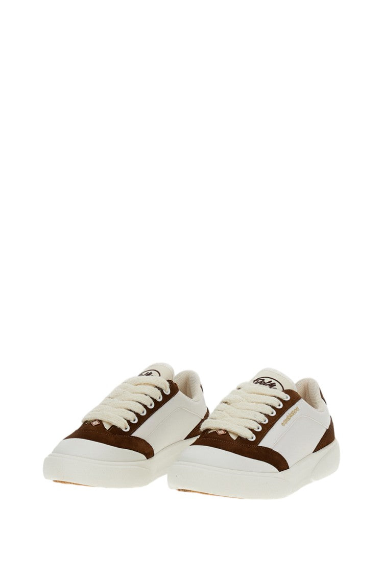 Casablanca White Del Mar Suede Sneakers