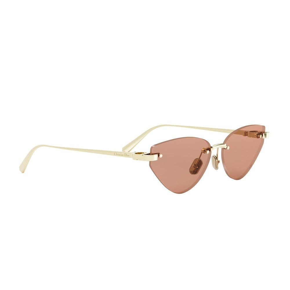 Dior C B5u Butterfly-Shape Gold-Tone Metal Cdior B5u Sunglasses