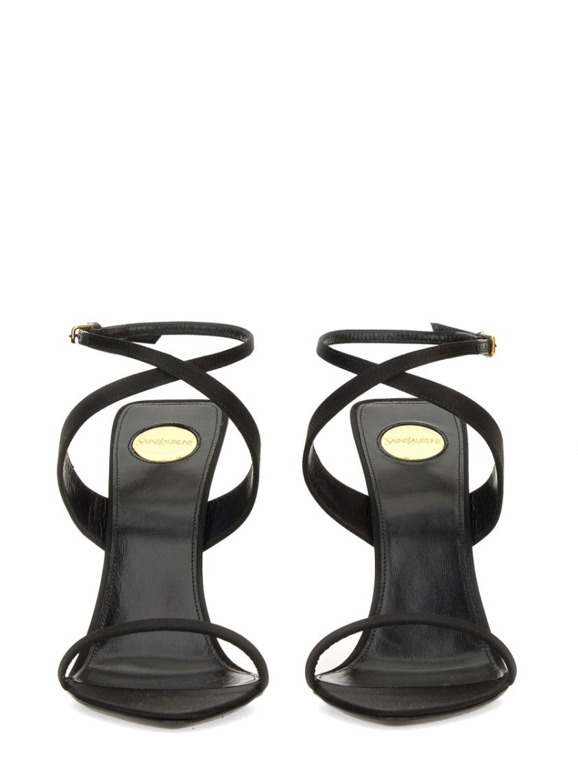 Saint Laurent "Salomé" Sandal With Wedge