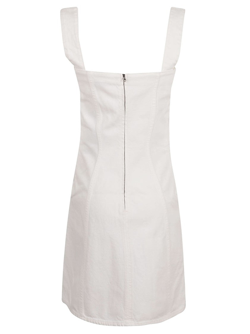Stella Mccartney Fitted Mini Dress With Structured Seams