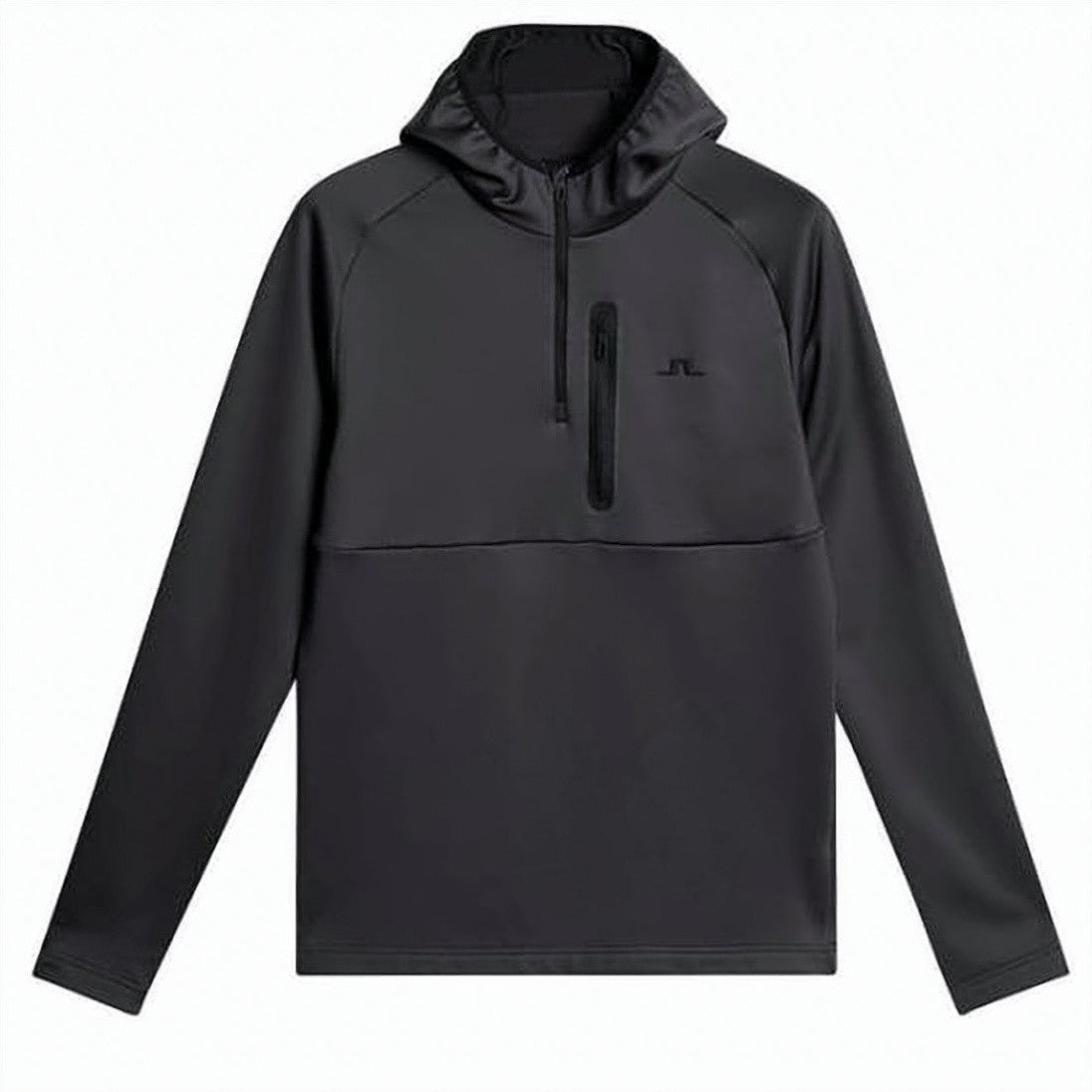 J Lindeberg Half-Zip Pullover Top With Hood