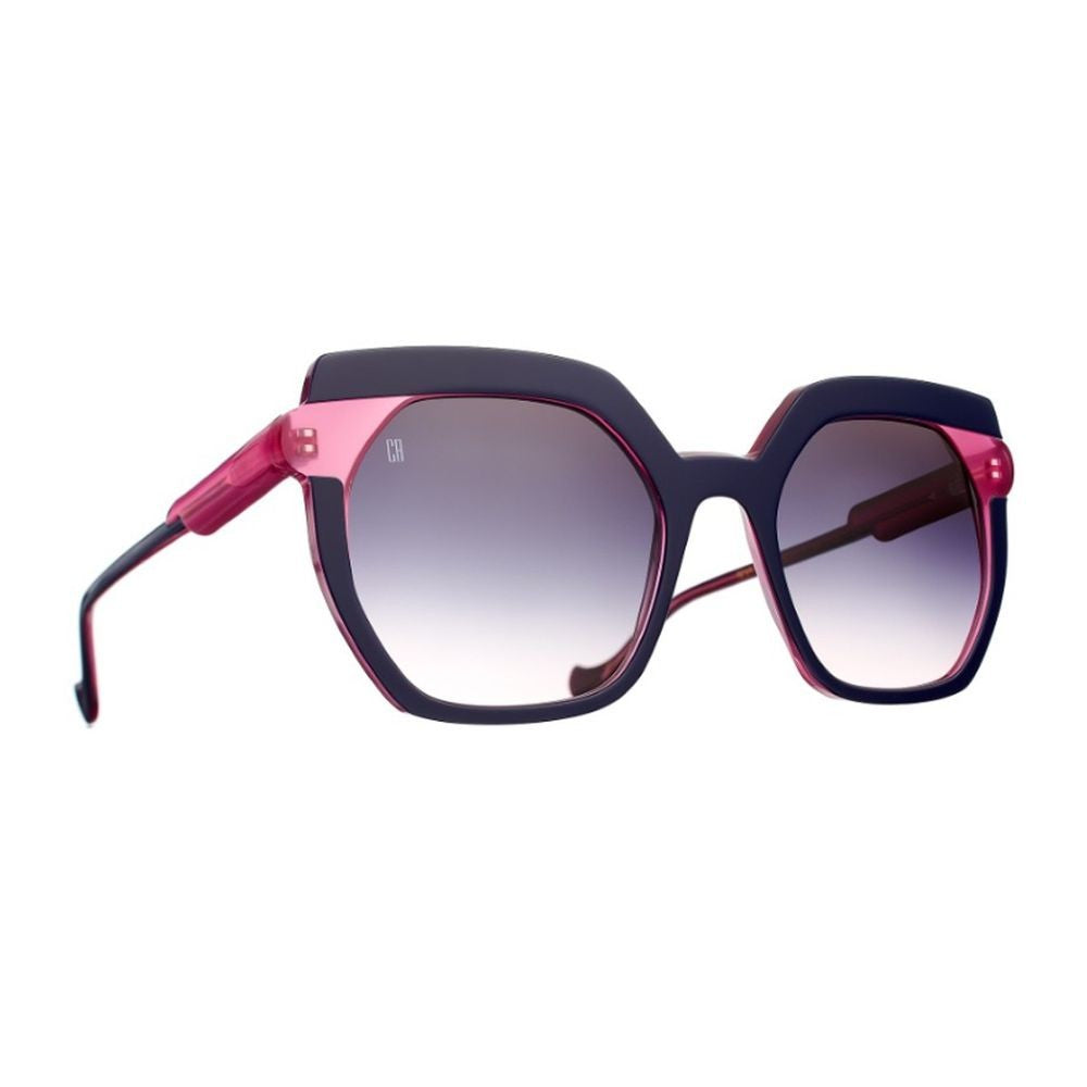 Caroline Abram Oversized Square Acetate Sunglasses With Gradient Lenses