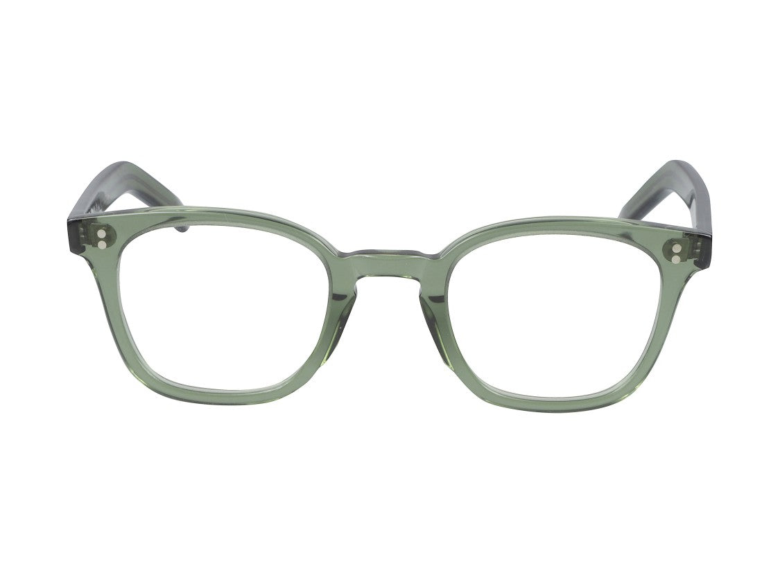 Kador Olive Green Klassiko Translucent Square Eyeglasses