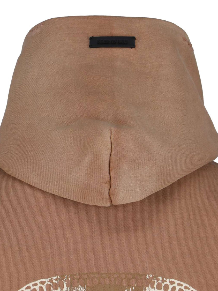 Fear Of God "Revolution!" Hoodie, Beige Cotton