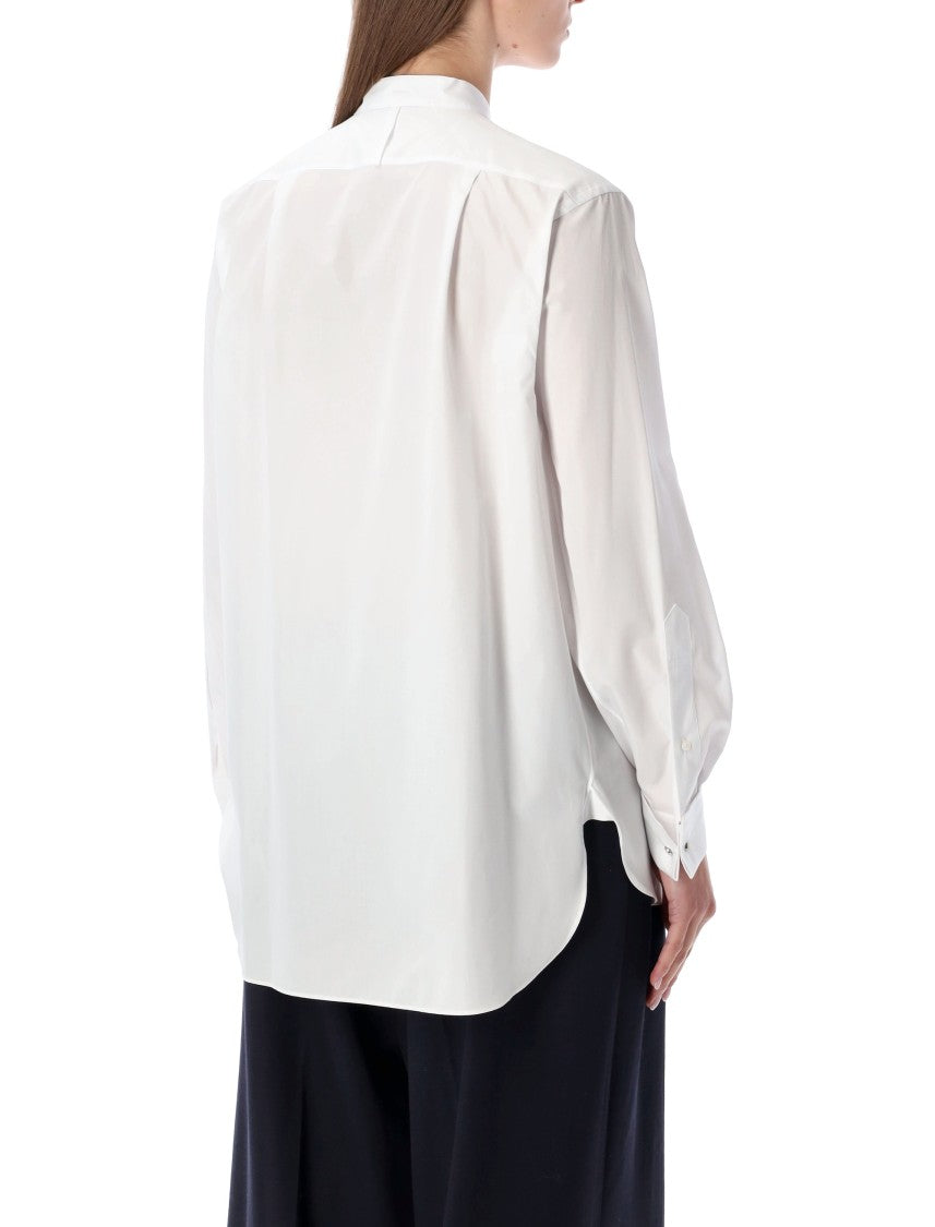 Polo Ralph Lauren White Oversized Smocking Shirt