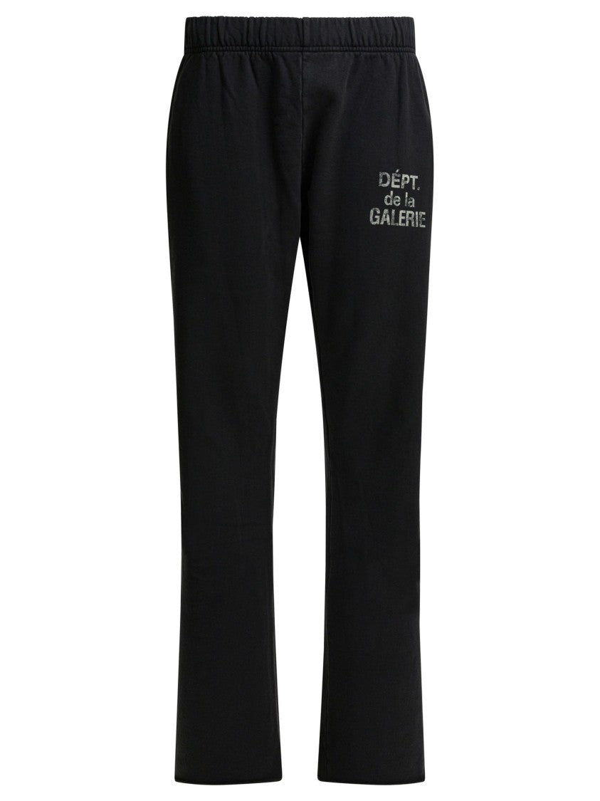 Gallery Dept. Relaxed Fit Cotton Trousers With Logo Detail
