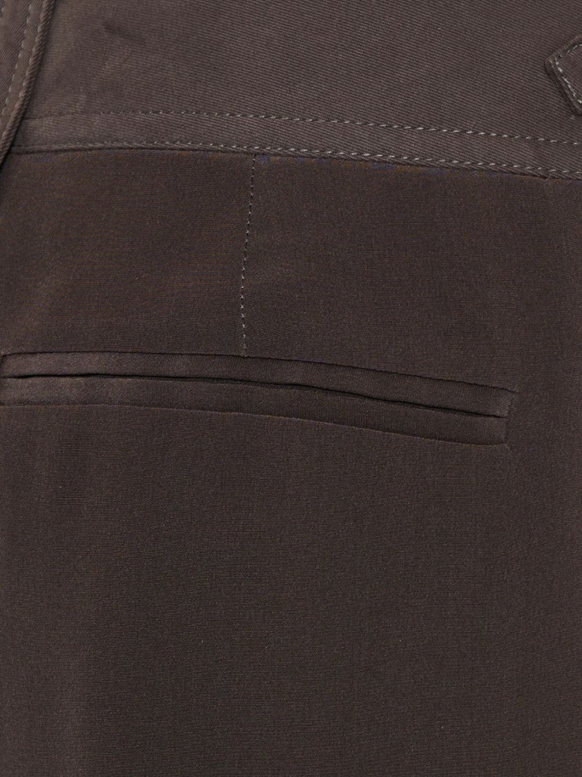 Tom Ford Silk Flared Trousers With High Waistband