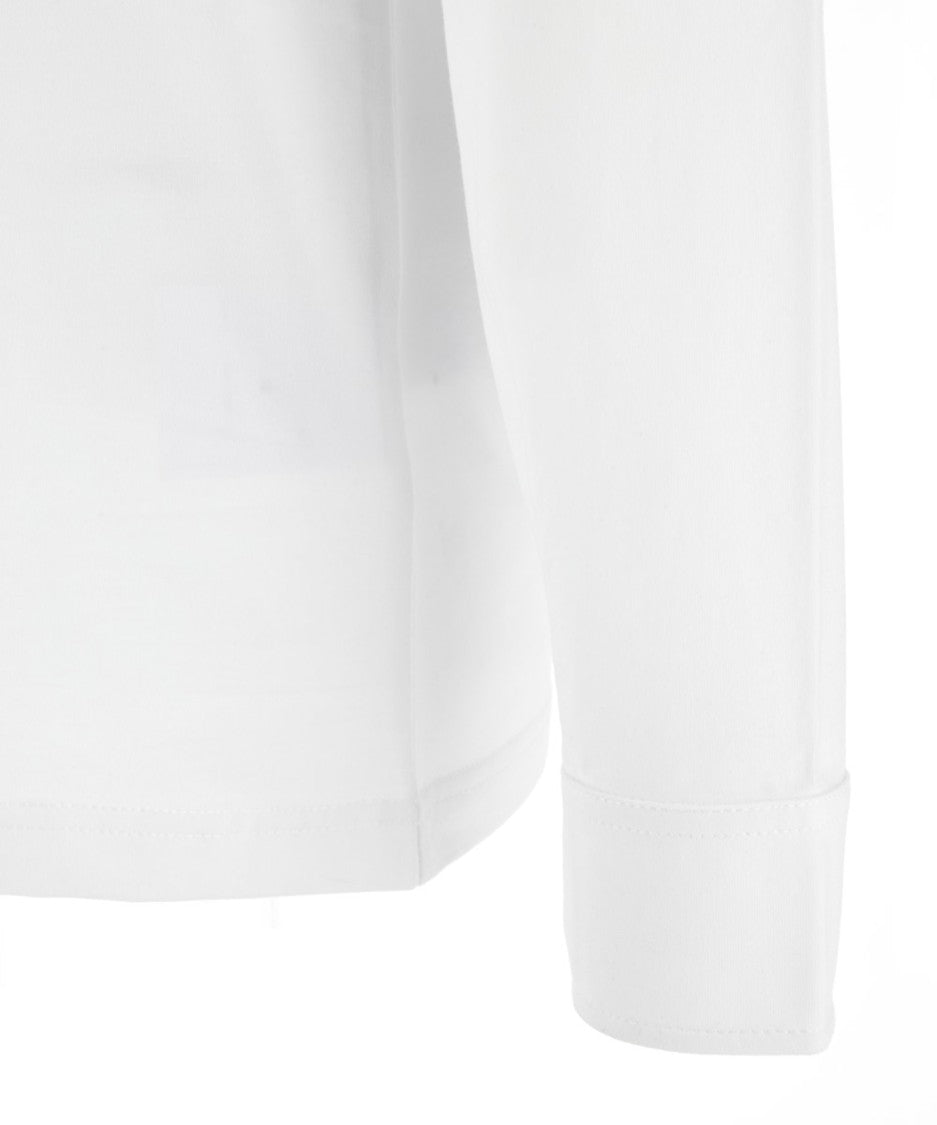 Fay Long-Sleeve Polo Shirt With Classic Collar