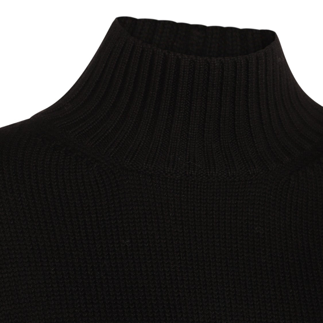 Fabiana Filippi Cropped Black Sweater