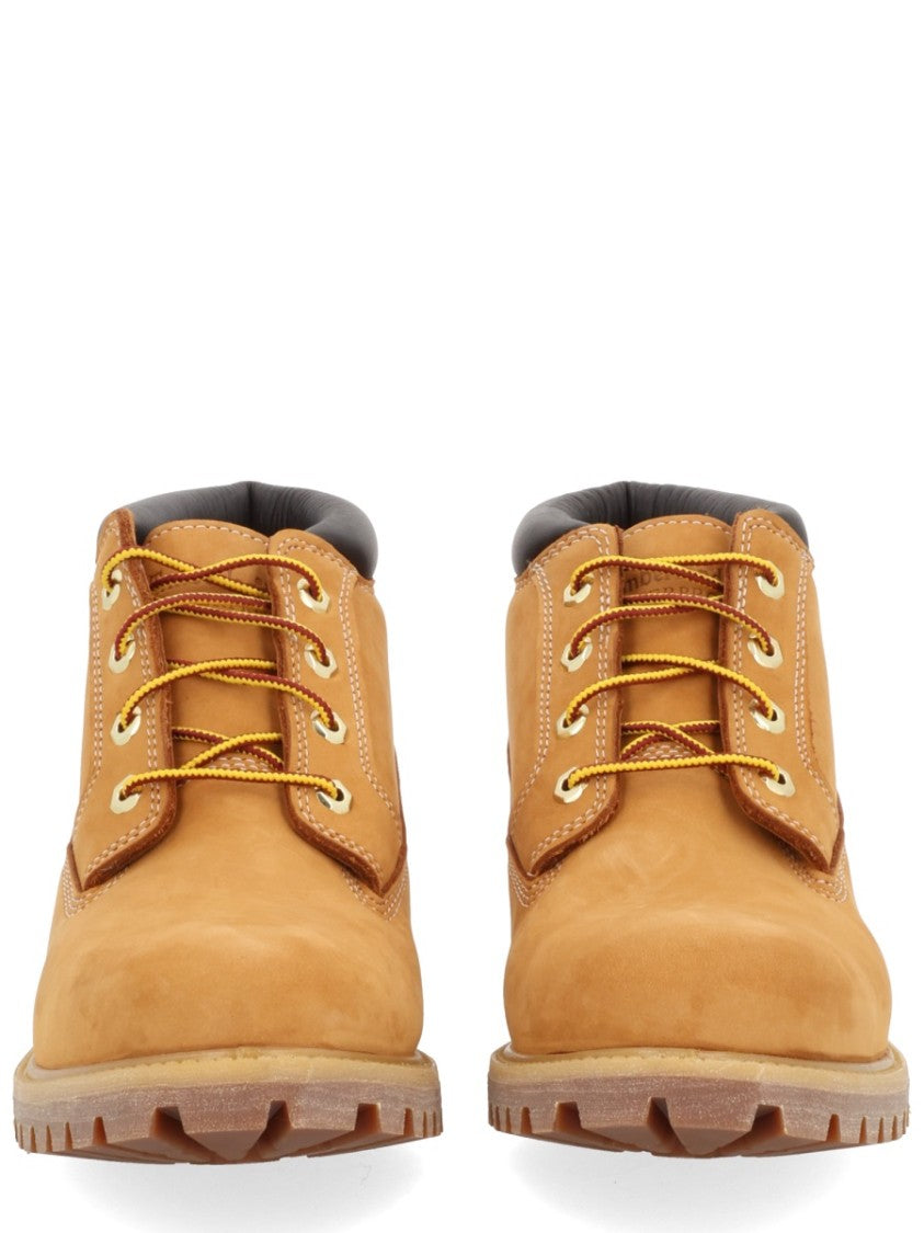 Timberland Matte Finish Ankle Boots With Rugged Sole And Padded Collar