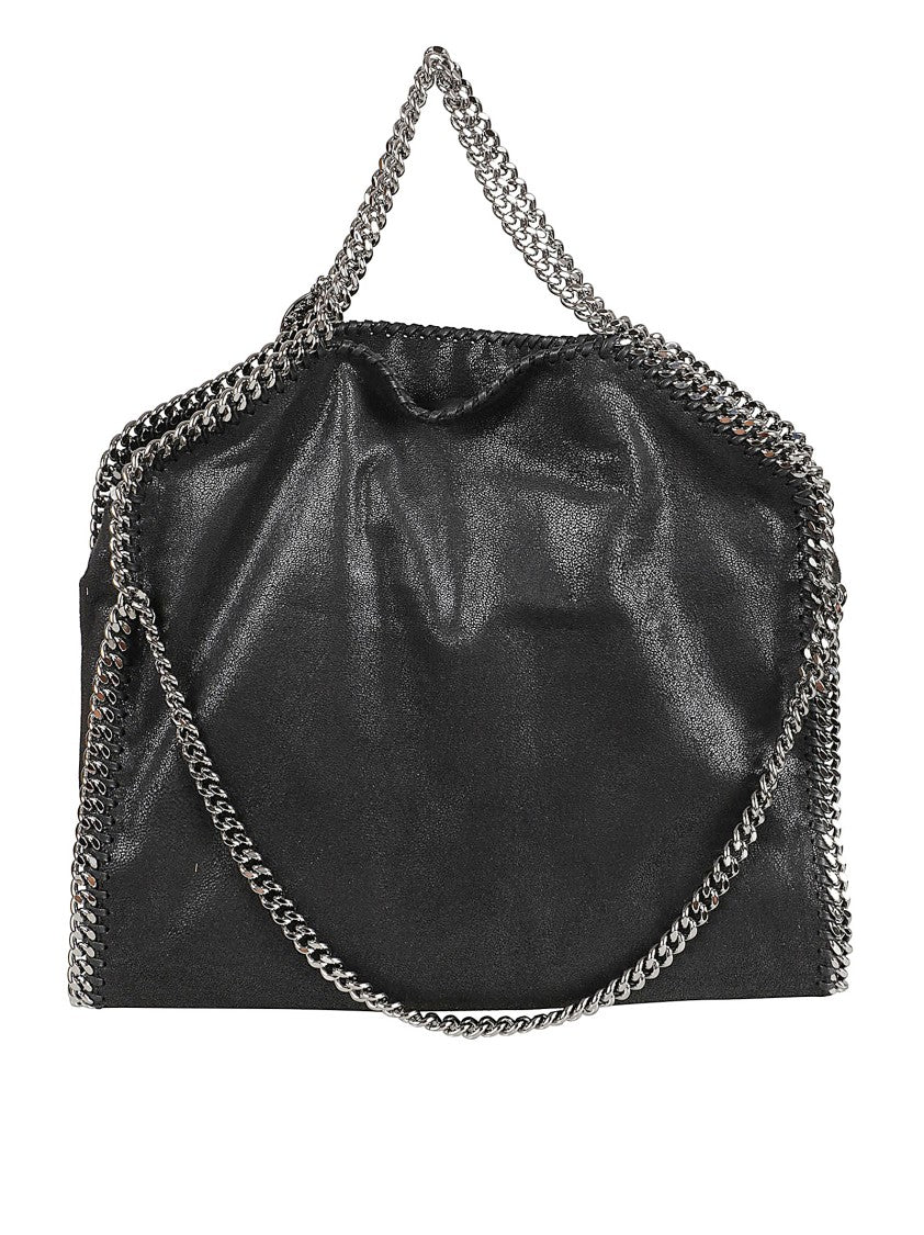 Stella Mccartney Slouch Body Handbag With Chain-Link Trim