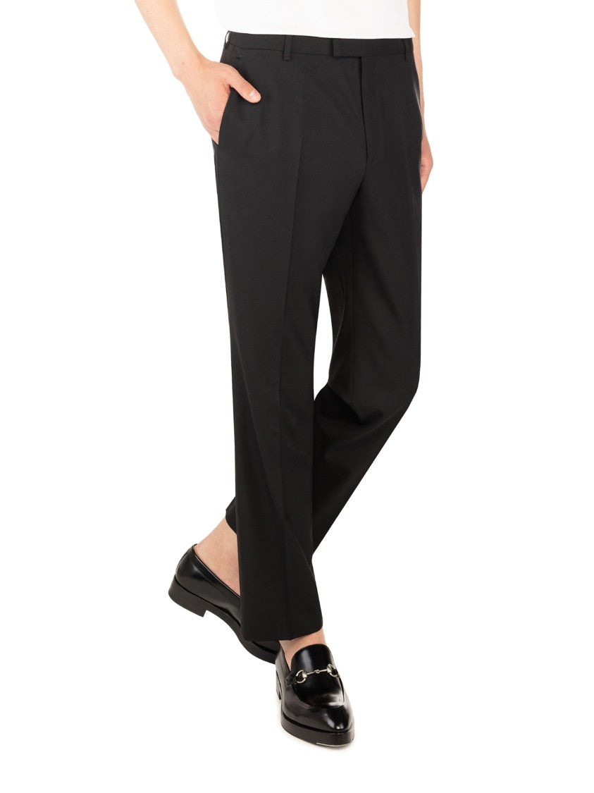 Gucci Black Tailored Straight-Leg Minimalist Pants