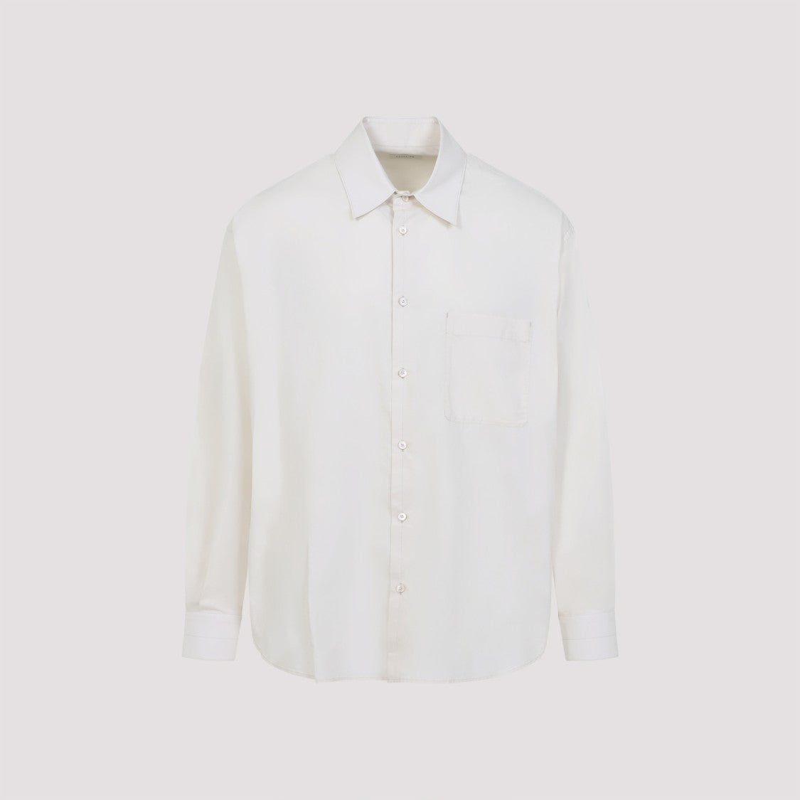 Lemaire Light Cream Cotton Regular Shirt