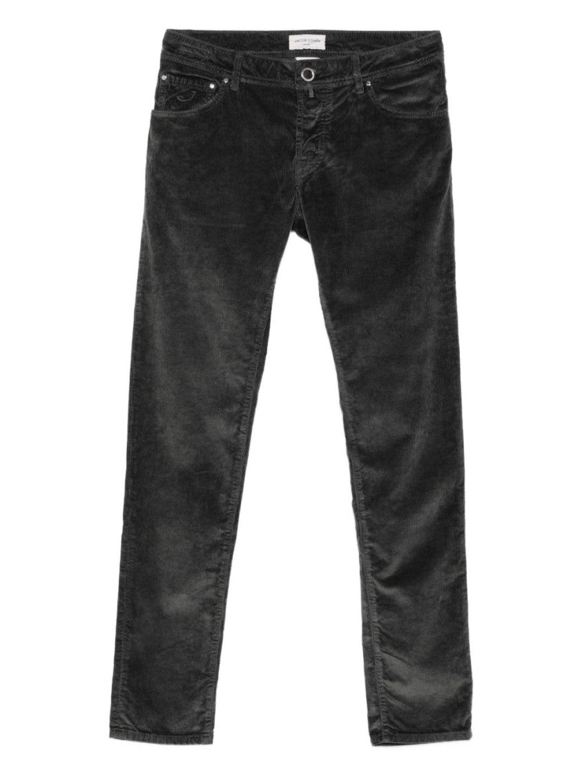 Jacob Cohen Tailored Straight Leg Trousers With Clean Lines