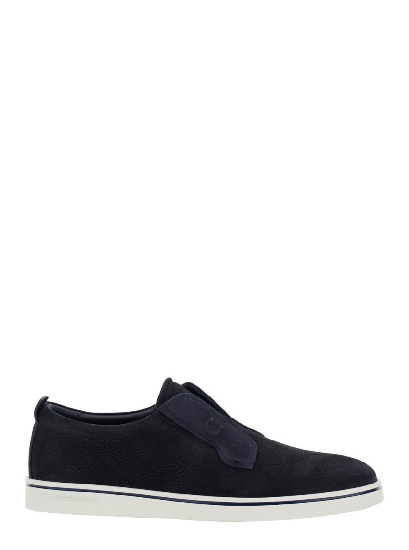 Salvatore Ferragamo Slip-On Shoes With Textured Upper