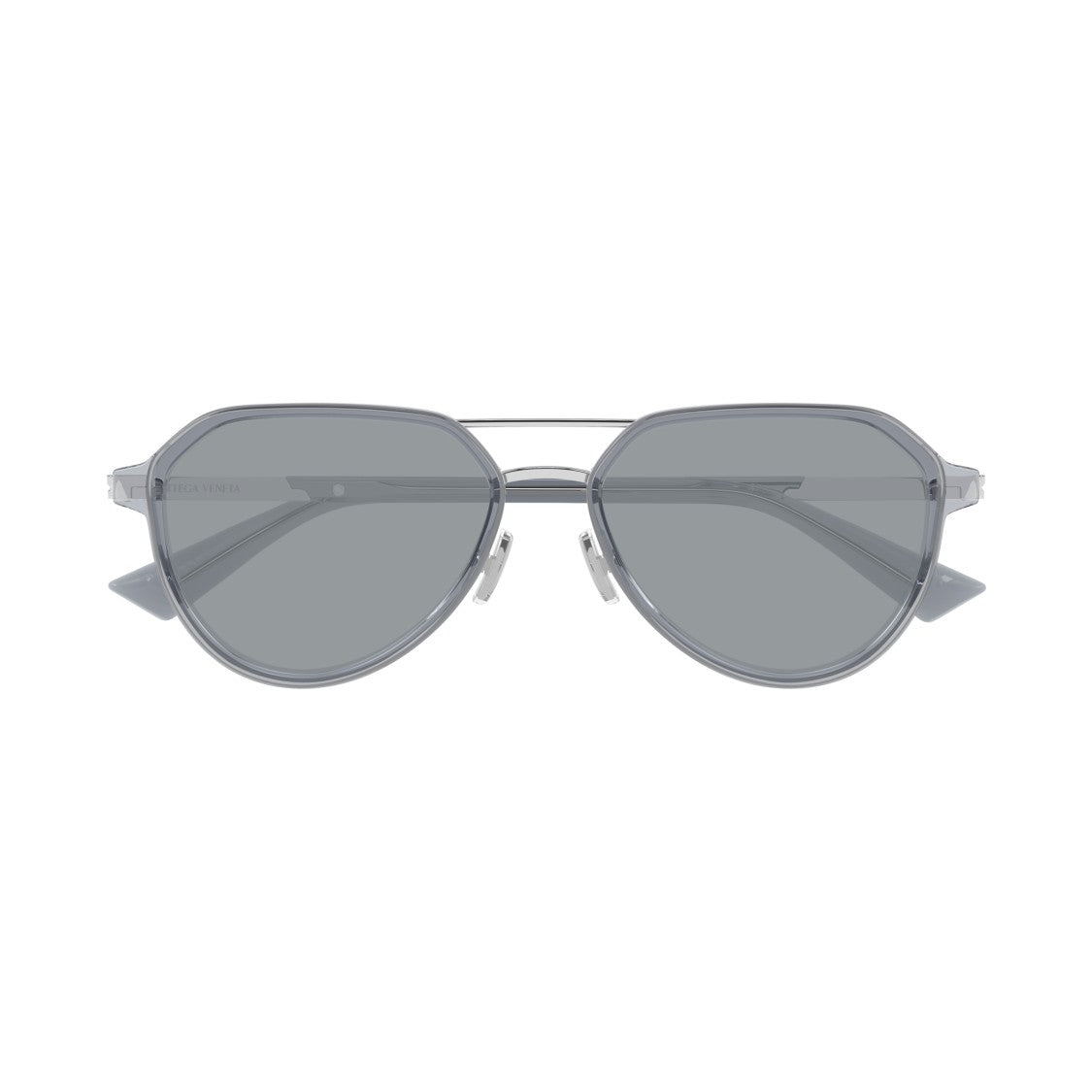 Bottega Veneta Bv1373s Translucent Grey Acetate Sunglasses