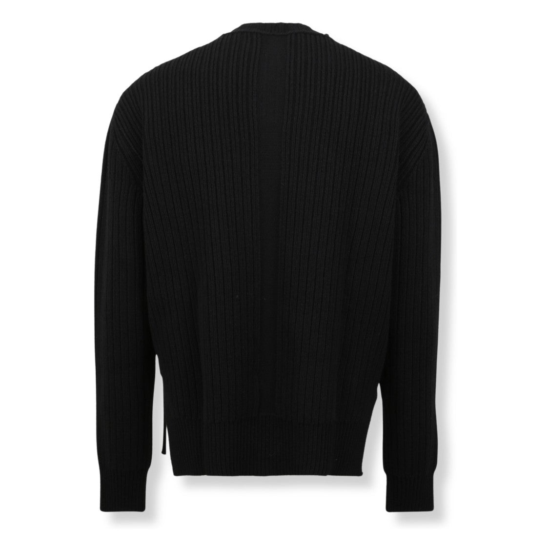 Rick Owens Textured Knit Fisherman Round Neck Rick Owens Sweater