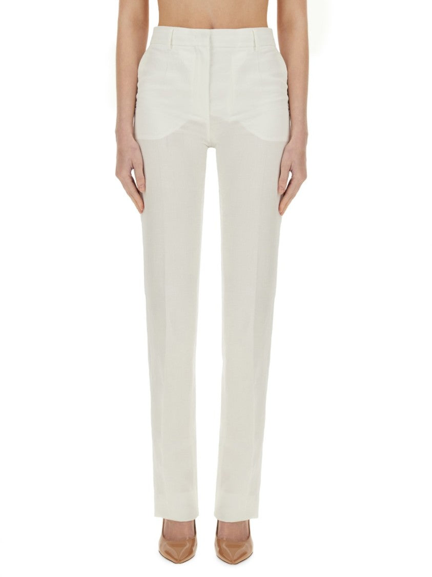 Sportmax Straight-Fit Tailored Pants With Mid-Rise Waist