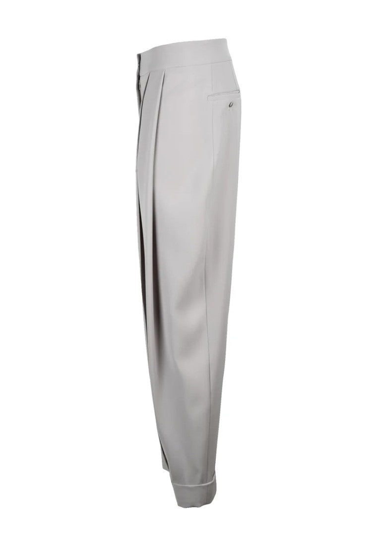 Emporio Armani High-Waisted Pants - Beige