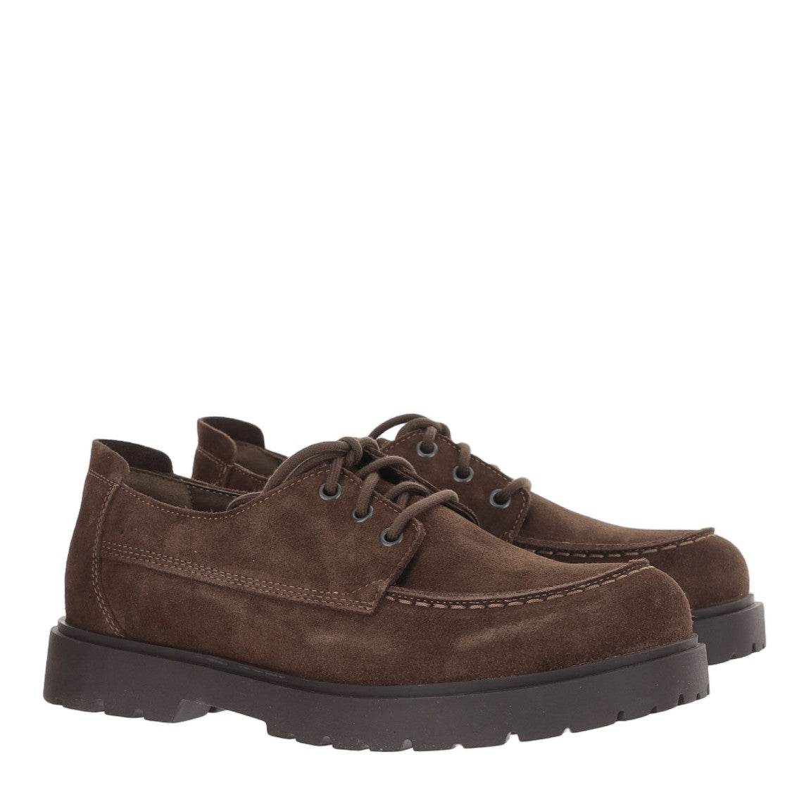 Birkenstock Highwood Moc Lace Low Shoes In Suede With Anatomical Footbed