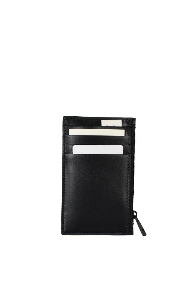 Alexander Mcqueen Lambskin Leather Card Holder