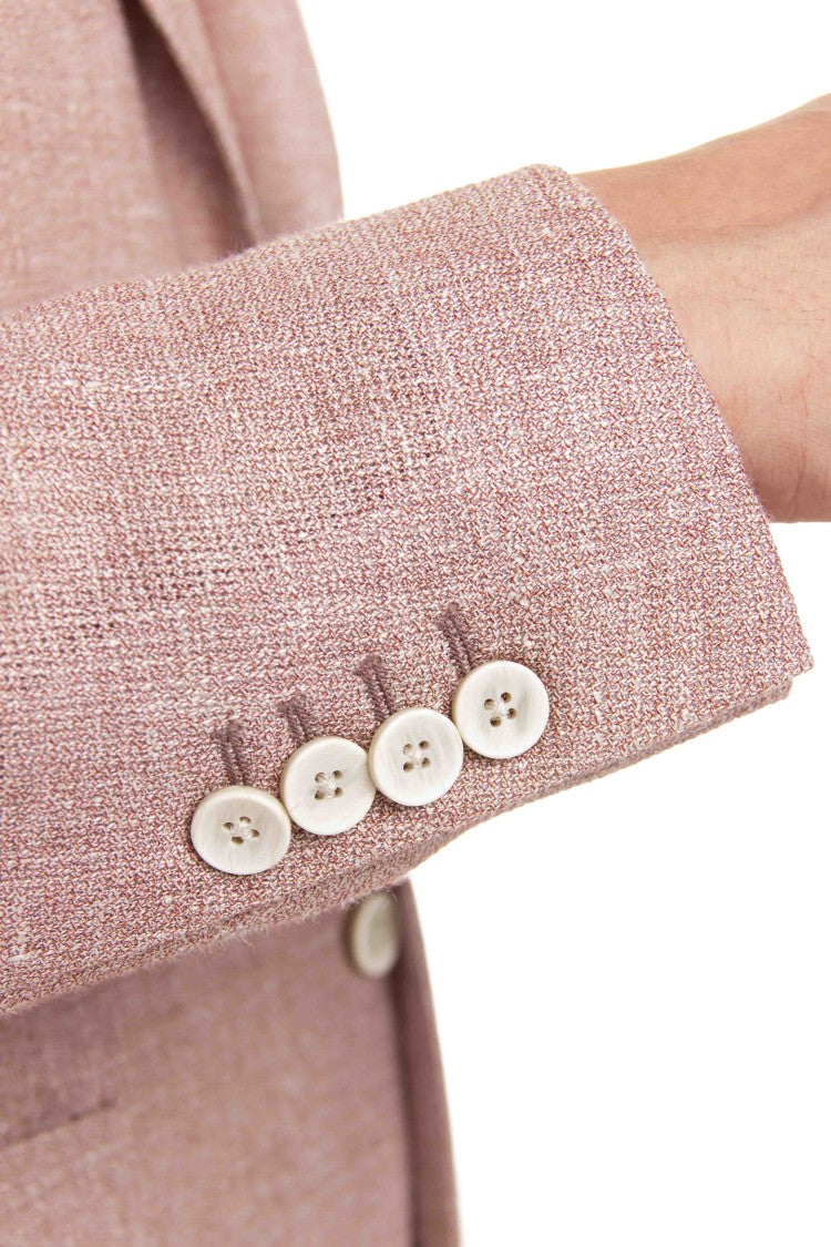Lardini Textured Linen-Wool Jacket