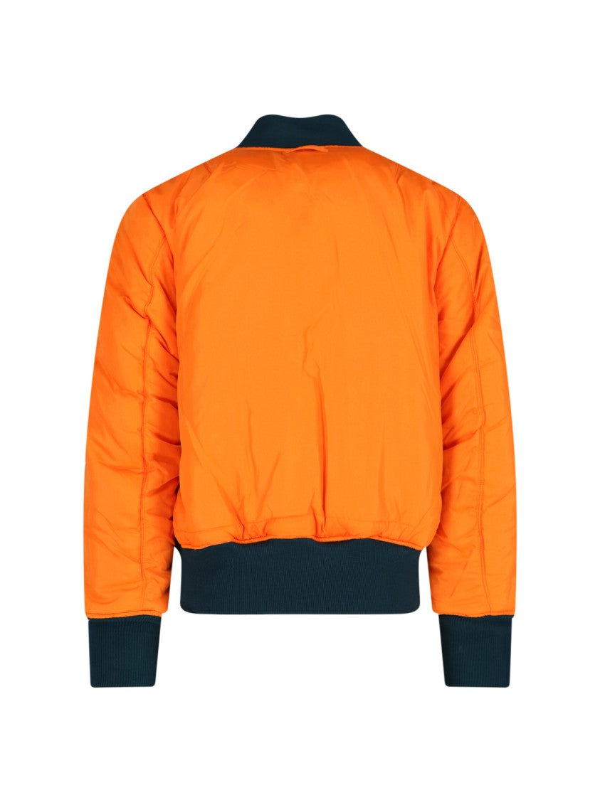 Alpha Industries "Heritage Ma-1" Reversible Bomber – Blue/Orange