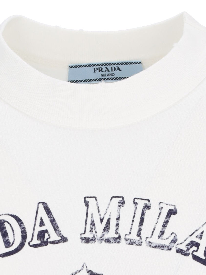 Prada Logo T-Shirt – White