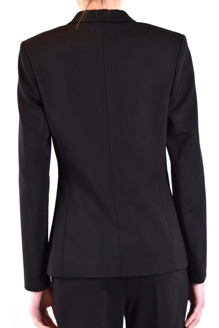 Pinko Tailored Black Blazer Double-Breasted Gold-Tone Accents