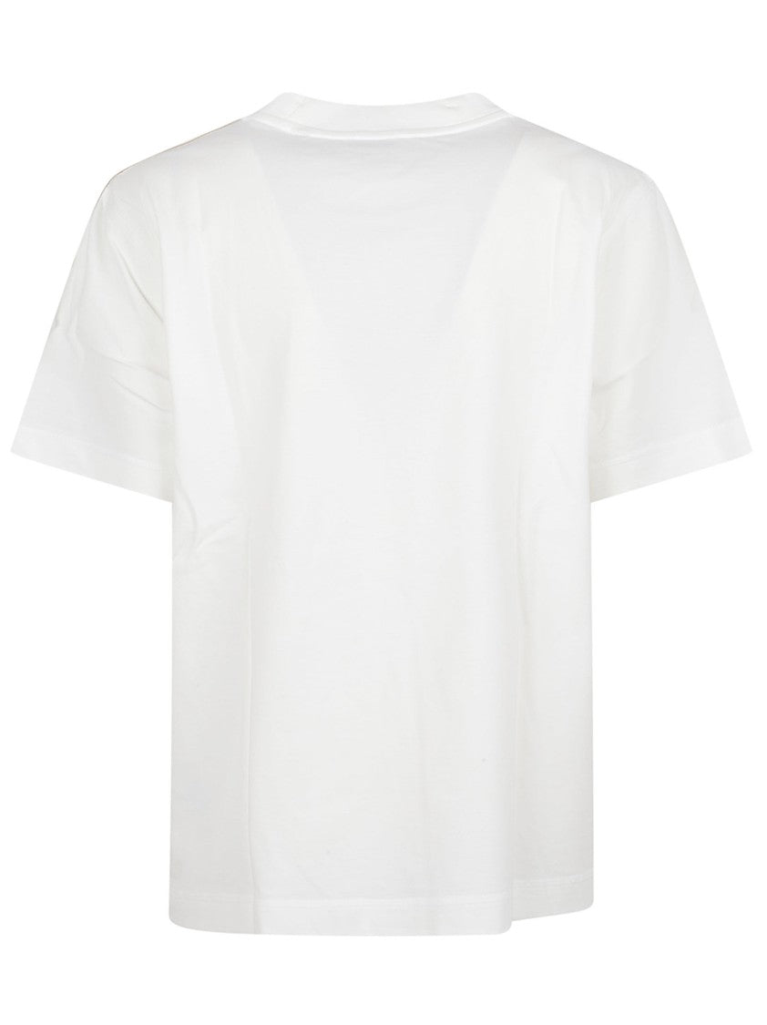 Burberry Short-Sleeve T-Shirt With Tonal Embroidery
