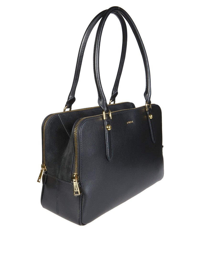 Furla Black Furla Giulia M Boston Bag