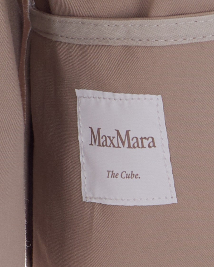 Max Mara Oversized Cotton-Blend Trench Coat With Customizable Belt