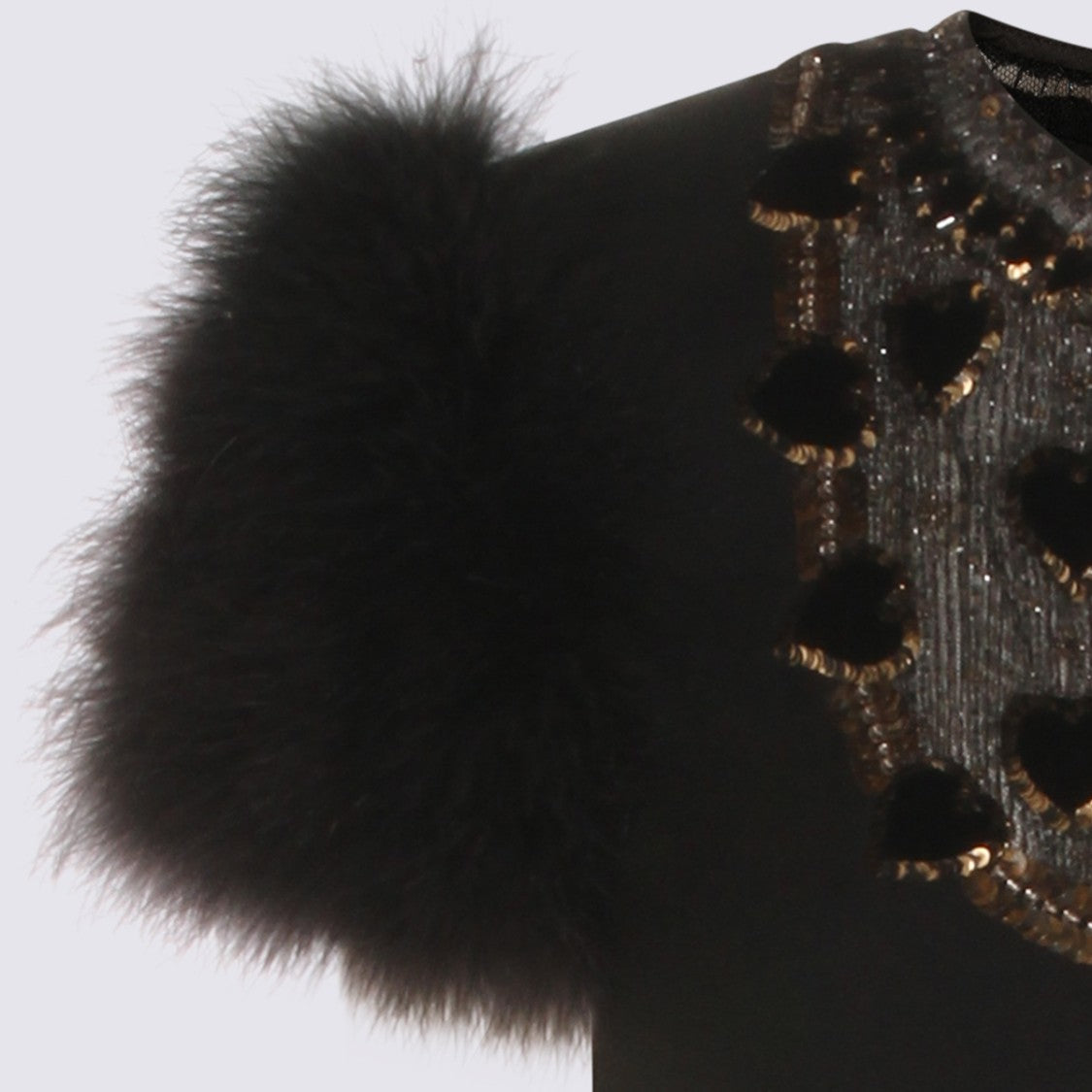 Valentino Black Wool Blend Dress