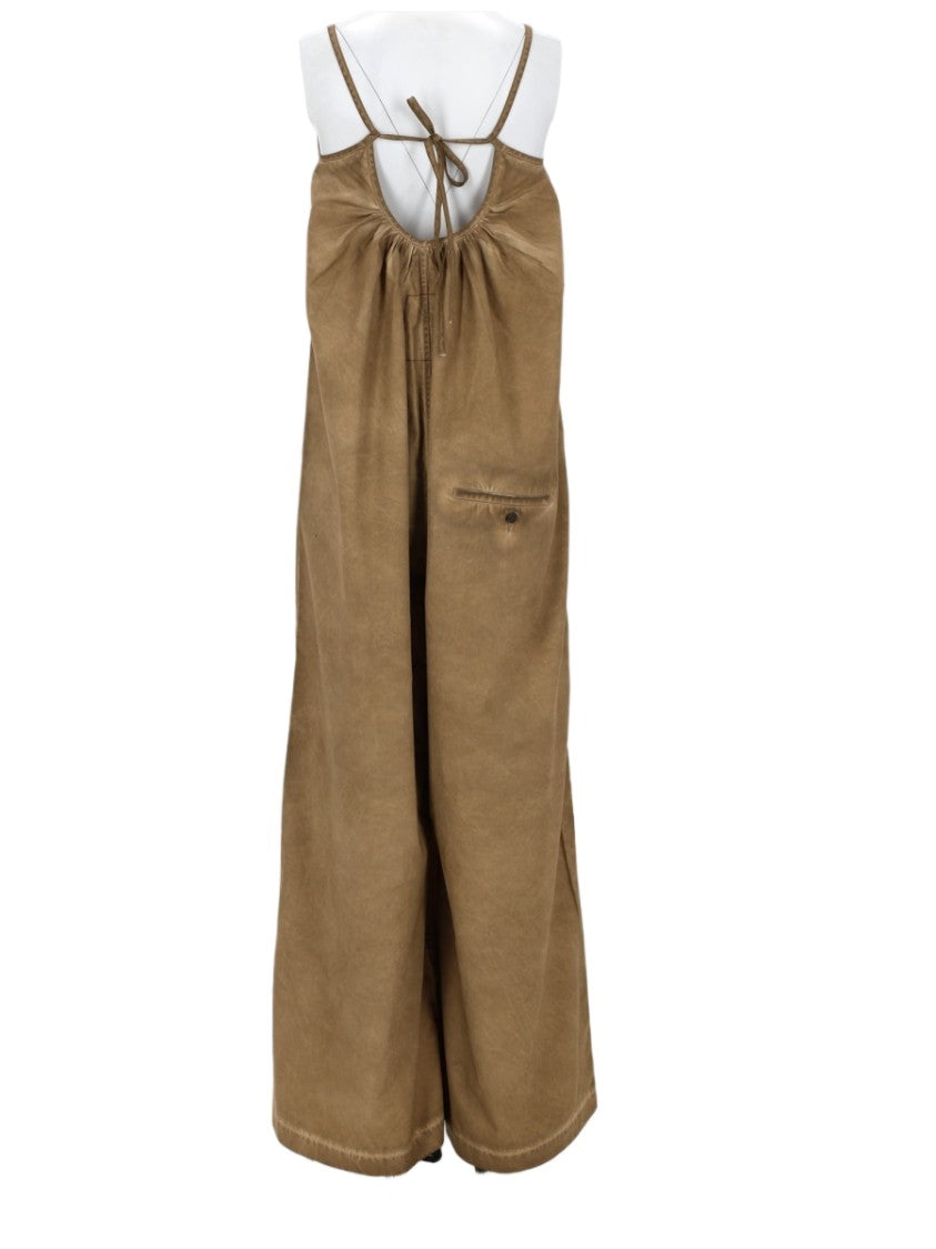 Uma Wang Tuta Intera Paul Wide-Leg Cotton Jumpsuit