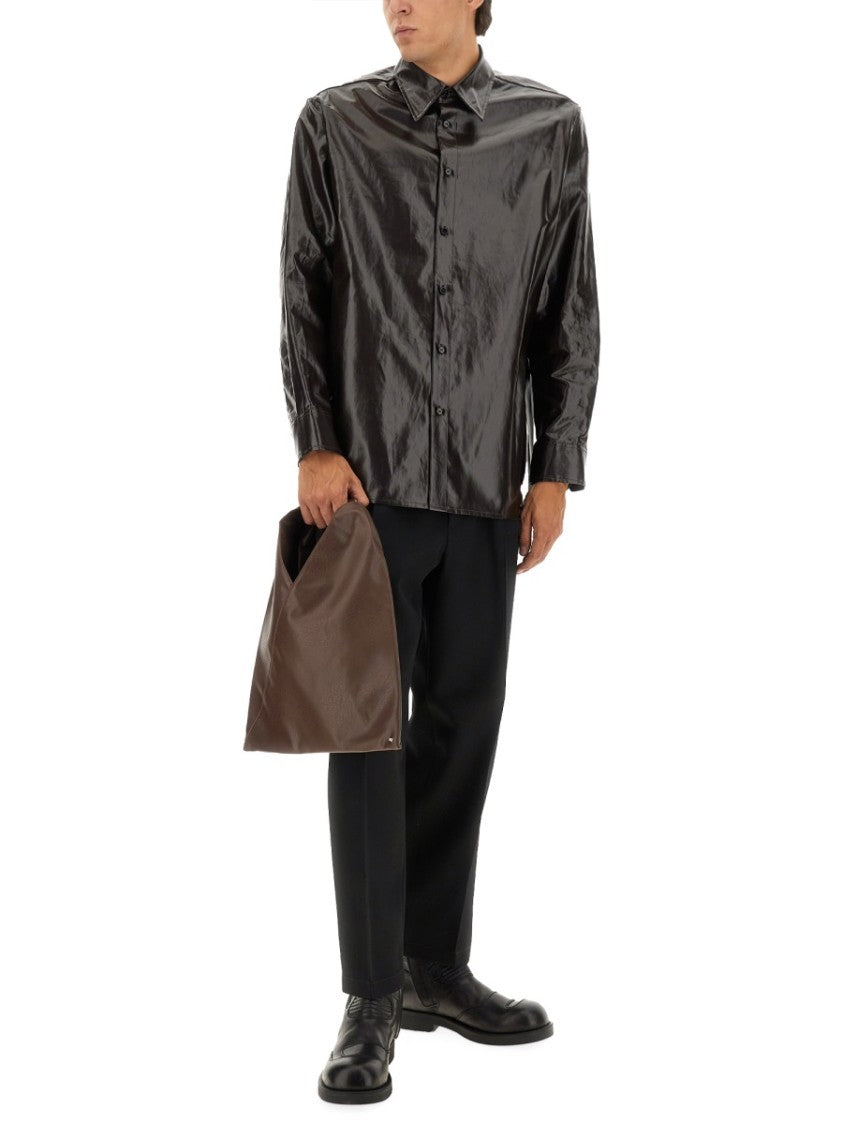 Mm6 By Maison Margiela Shiny Linen Shirt