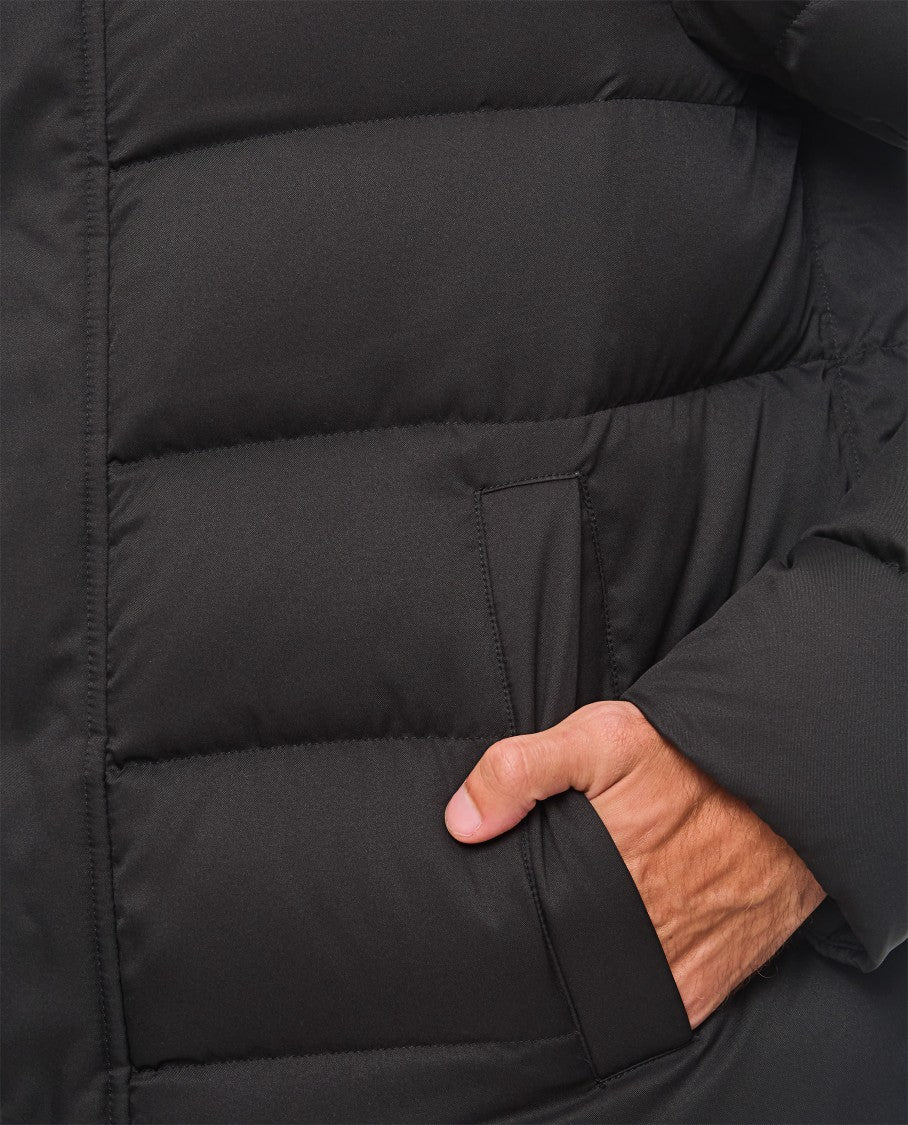 Herno Black Arendelle Faux Fur Bomber Jacket