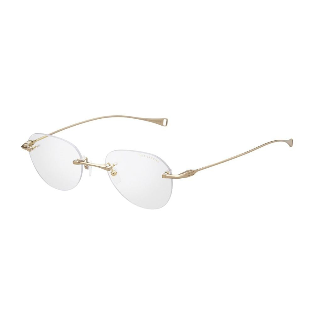 Dita Lancier Lsa 121 Rimless Gold-Toned Phantos Frame Eyeglasses