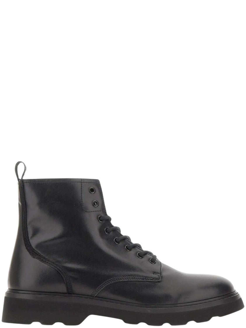 Woolrich Lace-Up Leather Boots